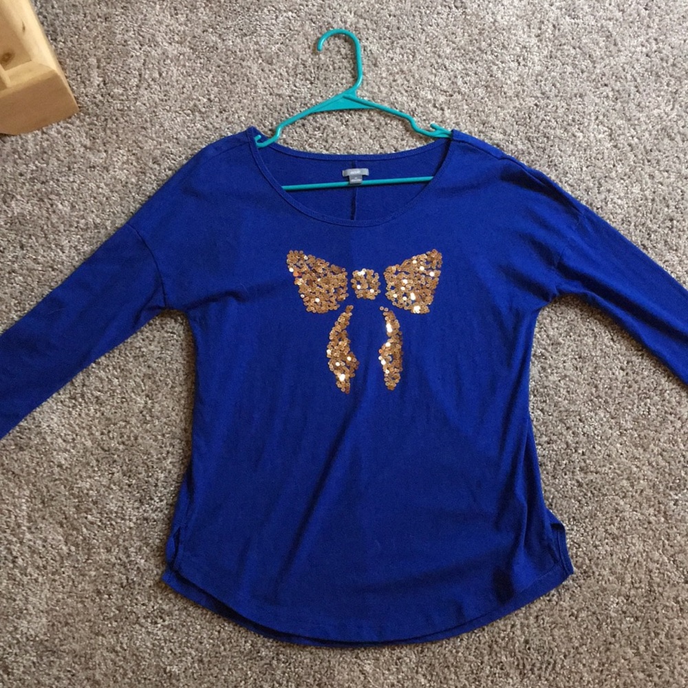 AERIE 3/4 Length Sleeve Henley Style Shirt - Picture 2 of 4